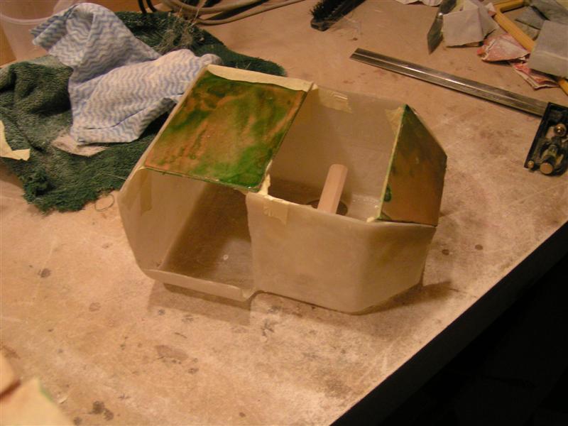 Bottom Section Added to Mold